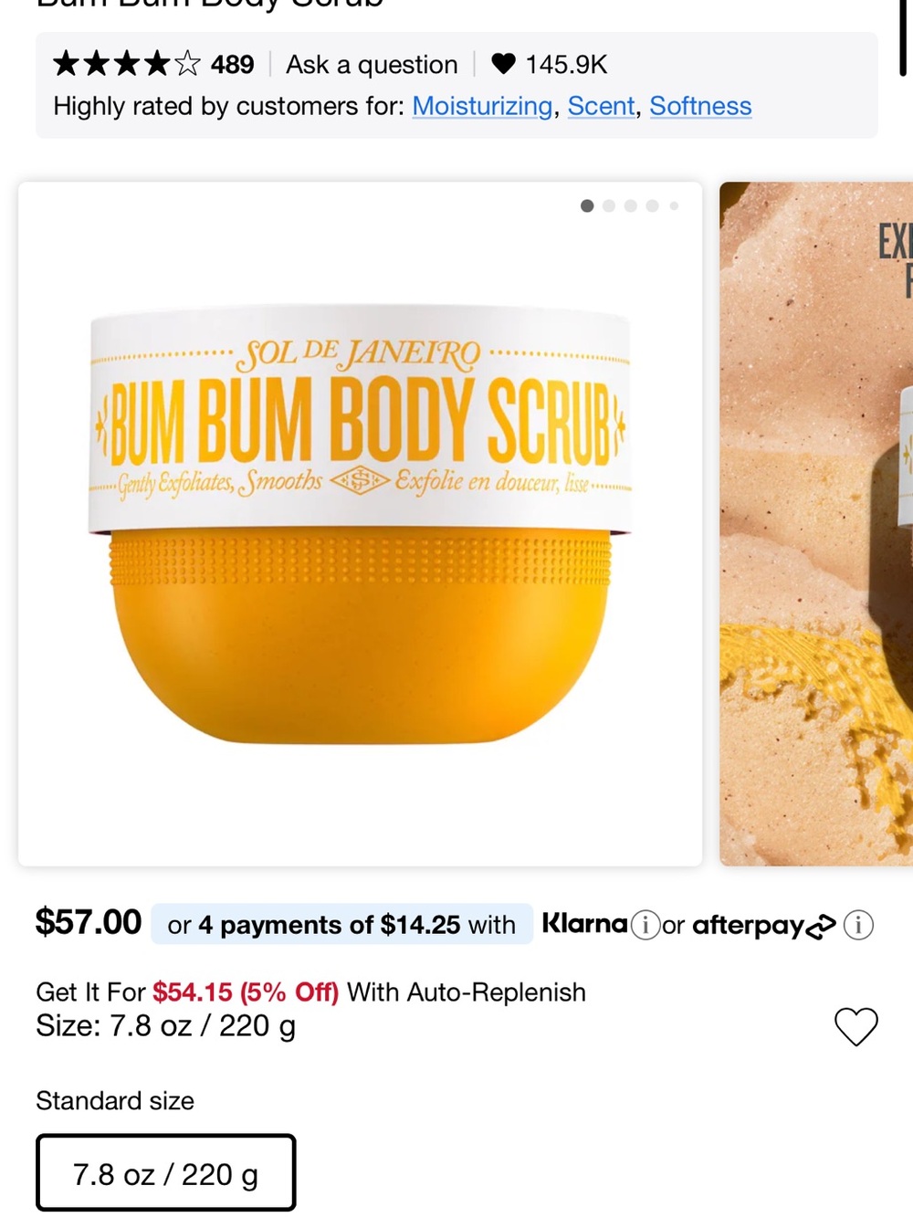 Sol de Janeiro Bum Bum Body Scrub
